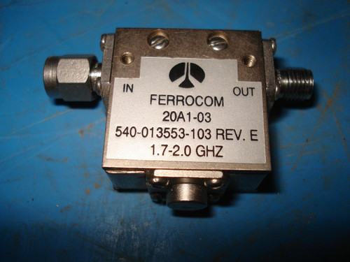 8 FERROCOM 20A1-05 COAXIAL ISOLATOR T5250