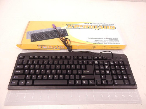KEYBOARD PS/2 BLACK KEYBOARD T73228