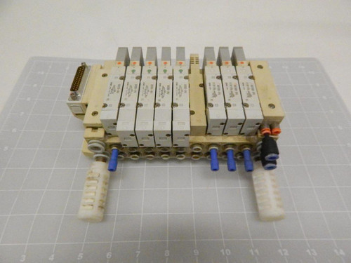 LOT OF 8 SMC SV2300-5FU SOLENOID VALVES T73520