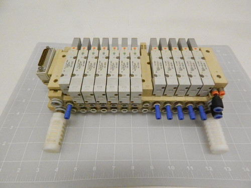 LOT OF 12 SMC SV2300-5FU SOLENOID VALVES T73521