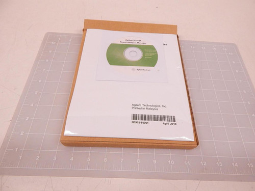 AGILENT TECHNOLOGIES N1918A POWER ANALYSIS MANAGER SOFTWARE T74023