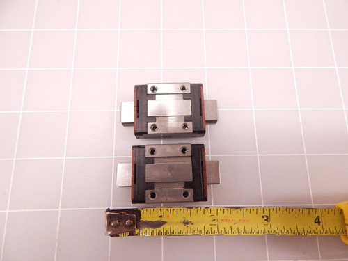 LOT OF 2 R044229301 BEARINGS W/ 2'' RAILS T79645