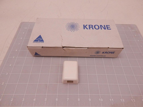 LOT OF 10 KRONE 6467 1 112-00 BOX SURFACE MOUNT MODULAR JACK SINGLE T79847