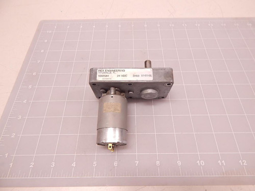 REX ENGINEERING 1002584 GEAR MOTOR 24 VDC T80107