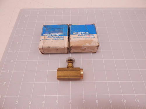 LOT OF 2 DELTROL N20BK FLOW CONTROL VALVE T80604