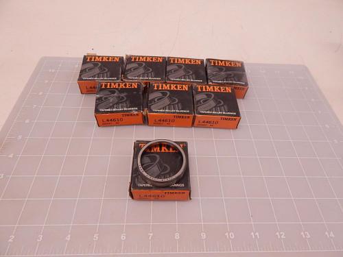 LOT OF 8 TIMKEN L44610 TAPERED BEARING CUP T80660