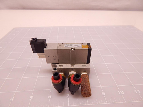 SMC AXT309-5M-X4 SOLENOID VALVE W/ MANIFOLD T81059