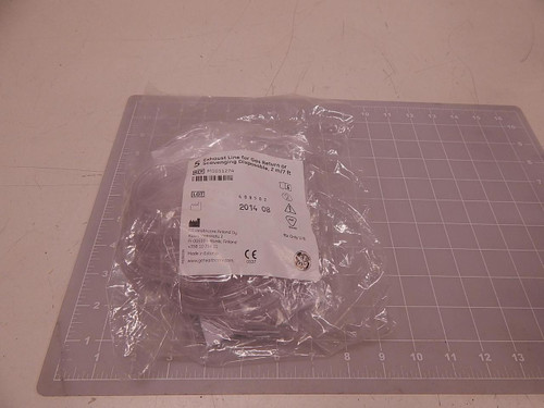 LOT OF 5 GE GENERAL ELECTRIC HEALTHCARE M1031274 EXHAUST LINE FOR GAS RETURN OR SCAVENGING DISPOSABLE T81208