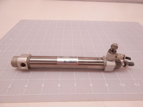 SMC CDM2B20-100 PNEUMATIC DOUBLE ACTING CYLINDER T81257