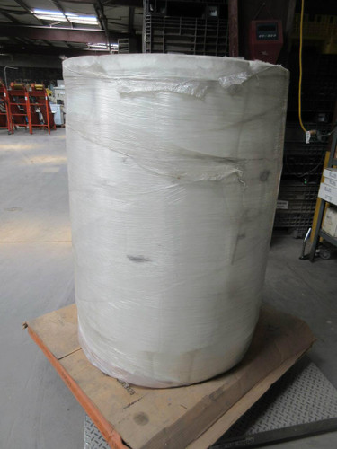 ROLL OF FILTRATION MATERIAL FABRIC NON WOVEN FIBERGLASS 8 MIL THICK 50 IN WIDE