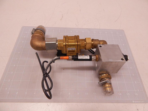 AVS ROMER PN 10 DN 20 G814 EGV-151-Y58-3/4 B0 SOLENOID VALVE PUMP ASSEMBLY T83395