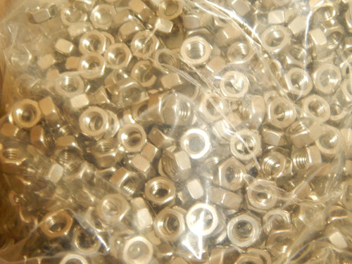 LOT OF 1000 PUN3000000902 NUT HEX M6 SS 3.2 MM HIGH A2/30 T83985