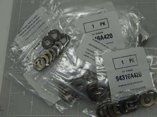 LOT OF 200 TOP ELECTRONICS 94316A420 M8 SCREW SIZE 16 MM 0D 1.4 MM 1.8 MM THICK WASHER T84788