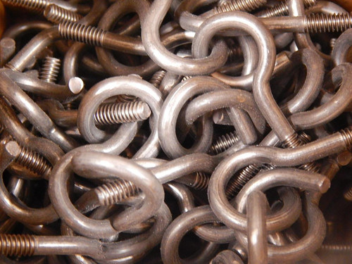 LOT OF 100 ERICO 2BRT8 BRIDLE RING THREADED T85073