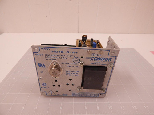 CONDOR D.C. POWER SUPPLIES HC15-3-A+ POWER SUPPLY T85227