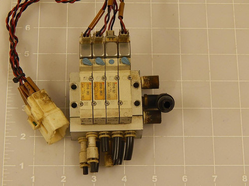 LOT OF 4 SMC SY3140-5LZ SOLENOID VALVE ASSEMBLY T85502