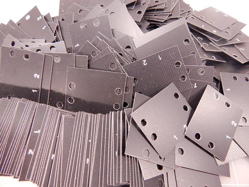 LOT OF 307 CINCH MS-2-141 MARKER STRIP BARRIER CONN TERM BLOCKS T80824