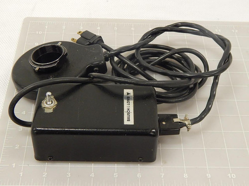 BAUSCH & LOMB 31-36-03 31-31-57 MICROSCOPE ILLUMITAOR POWER SUPPLY T86286