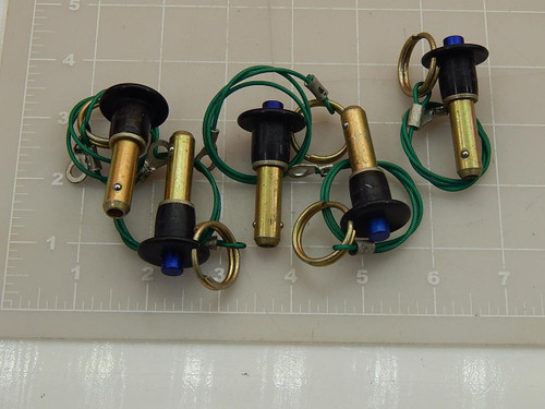 LOT OF 5 BLS6BA0.75S CL-6-BLPB-0.75 QUICK RELEASE PUSH PIN BALL LOCK T86948