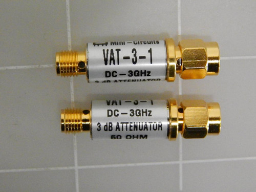 LOT OF 2 MINI CIRCUITS VAT-3-1 ATTENUATORS T87146