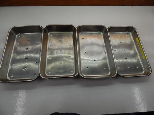 LOT OF 12 VOLLRATH STAINLESS STEEL SURGICAL TRAYS T87506