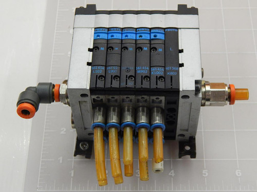 FESTO CPV-10-VI3389 CPV10-GE-MP-6 PNEUMATIC VALVE BLOCK T87465