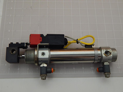 PIZZATO CD75E40-100C-B FR 692-D1 PNEUMATIC CYLINDER W/ INTERLOCK LIMIT SWITCH T87470