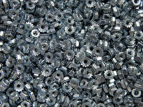 LOT OF 3300 37406 K LK 8-32 HEX NUTS T87808