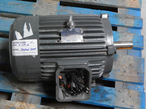 TECO-WESTINHOUSE AEHH8P NP0104 MAX-PE INVERTER DUTY MOTOR 10/7.5 HP/ KW FR 215T T86879