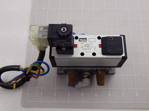 PARKER DX1-651-711M PNEUMATIC VALVE W/ RELAY T89018