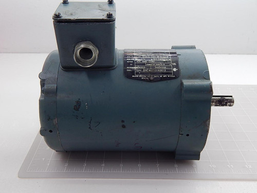 RELIANCE ELECTRIC P56X1338 MOTOR .5 HP 230/460 V 2/1 A 1725 RPM 56C FRAME 60 HZ 3 PH T88777