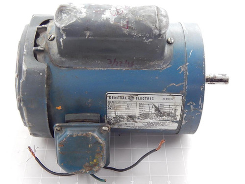 GE GENERAL ELECTRIC 5KC45RG1181 AC MOTOR 3/4 HP 115/230 V 1725 RPM 60 HZ 1 PH T88780
