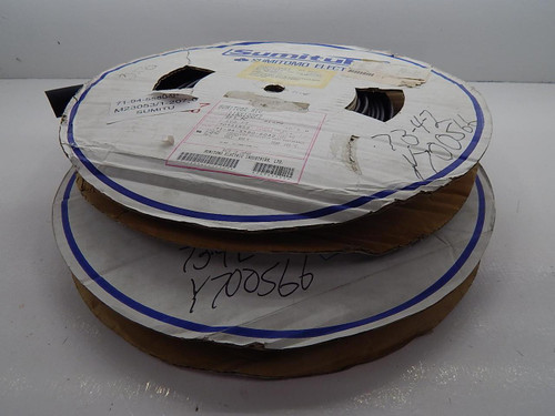 LOT OF 100 SUMITOMO ELECTRIC 71-94-5580-6042 IRRADIATED POLYOLEFIN HEAT SHRINKABLE TUBING T88657