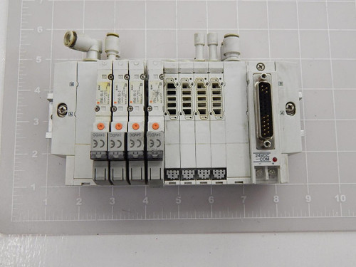 SMC SY3140-5FU-Q SOLENOID VALVES W/ MANIFOLD T89211