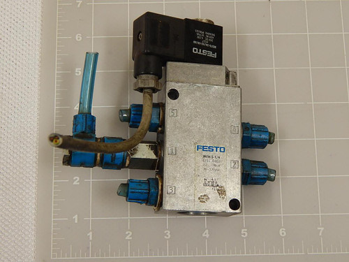 Festo MFH-5-1/4, MSFG-24/42-50/60 Solenoid Coil w/ Solenoid Valve T85615 For Sale