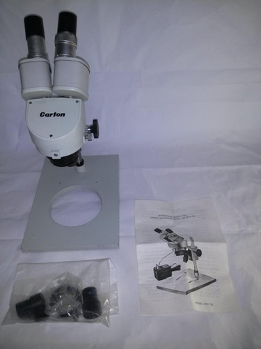 CARTON  RPS-IL STEREO ZOOM MICROSCOPE 0.5 - 1.5X W/ STAND T20276