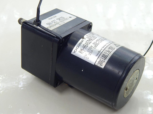 Yokogawa 6RH-DZ7-5R039, RM-H6A6ZMR039 Reversible Motor w/ Gear Head 6 W 100 V 50/60 Hz 0.25 A 1200/1450 RPM T90741 For Sale