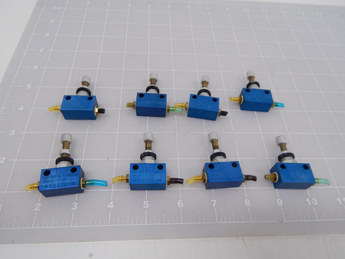 Lot of 8 Festo GR M5 1-Way Flow Control Valve T90757 For Sale
