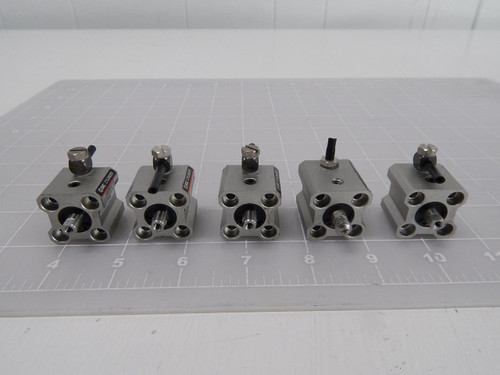 Lot of 5 SMC CQ2B12-5S Pneumatic Cylinders T90758 For Sale