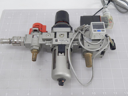 SMC VHS30-F03, EAW3000-F03, EAV3000-F03-5YZ-Q Pneumatic Filter Assembly T91256 For Sale