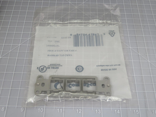 LOT OF 15 COMMSCOPE M108FRI-270 M108 MODULAR MOUNTING FRAME THREE PORT GRAY T199437