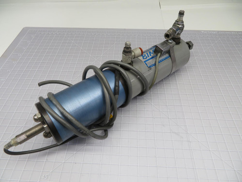 BIMBA DWDM-312-2 DOUBLE-ACTING DOUBLE-WALL DOUBLE-END ROD PNEUMATIC CYLINDER T200334