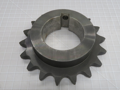 Browning  80B18  Steel Minimum Plain Bore Roller Chain Sprocket  For Sale