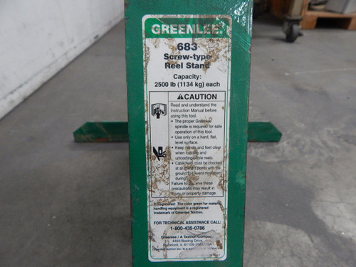 Greenlee Screw-Type Reel Stand 22 - 54 683