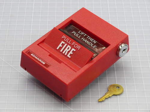 EDWARDS SYSTEMS TECHNOLOGY  279B-1120 P-041634-4181 FIRE ALARM STATION, DOUBLE-ACTION SPO, KEYLOCK, WIRE LEADS  For Sale