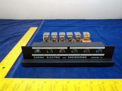 SABINA 7407-1 WJ-1432L POWER SUPPLY & RELAY CONTROL T10032