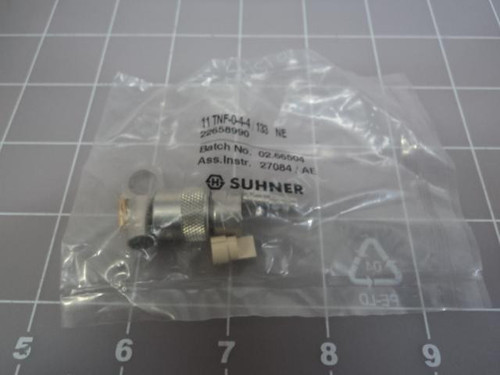 80 SUHNER 11 TNF-0-4-4/133 NE RF OR COAXIAL CONNECTOR T11289