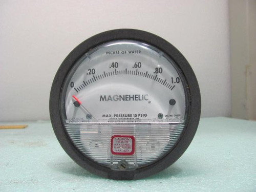 MAGNEHELIC 2001C PRESSURE GAUGE GAGE T8280
