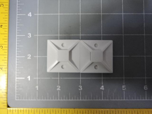 LOT OF 3000 WHITE CABLE WIRE ZIP TIE MOUNTING BRACKET HOLDER T12963