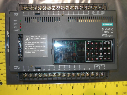 SIEMENS SIMATIC TI315 PLC CENTRAL PROCESSING UNIT T5877